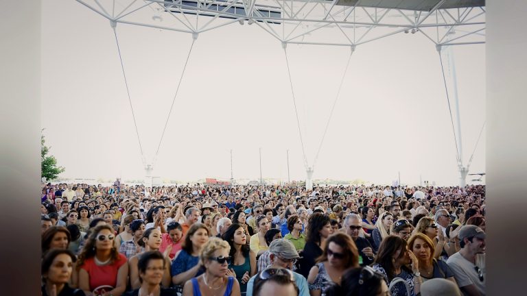 Large crowd at the Harbourfront Centre main stage, Tirgan 2013
