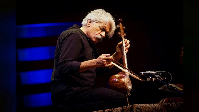 Kayhan Kalhor playing the kamancheh at Tirgan 2023